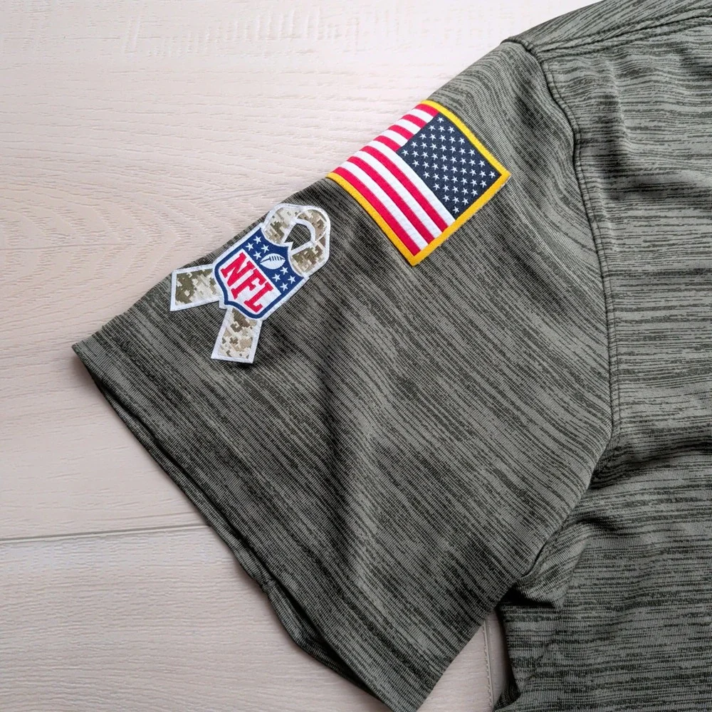 Nike LA Chargers Salute to Service T-Shirt‎ Mens M On Field NFL Olive Green